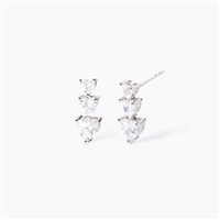 Orecchini Mabina Donna TRILOGY in Argento Zirconia 563821 - 563821